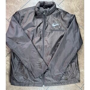 Vintage Nike Air Jacket Adult XL Brown Full Zip Windbreaker Y2K Mens‎